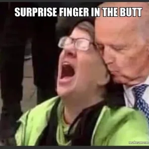 Surprise finger in the butt