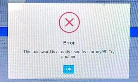 This password is already used